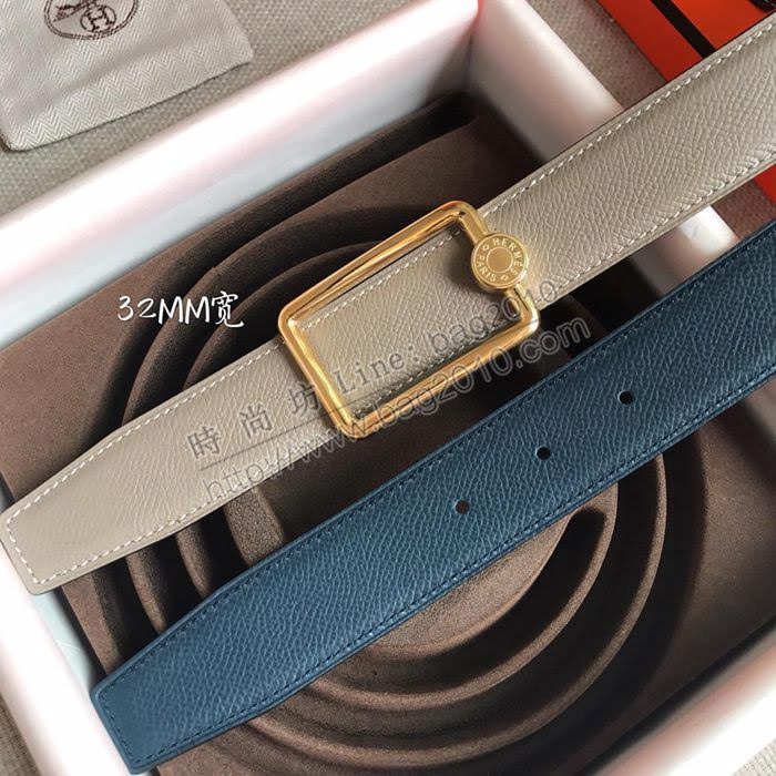 HERMES皮帶 OSCAR BUCKLE 雙面小牛皮 雙面皮帶 愛馬仕男士腰帶  hgh1905